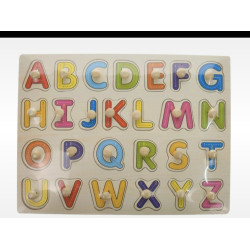 Incastru Alfabet educativ din lemn – 30 cm